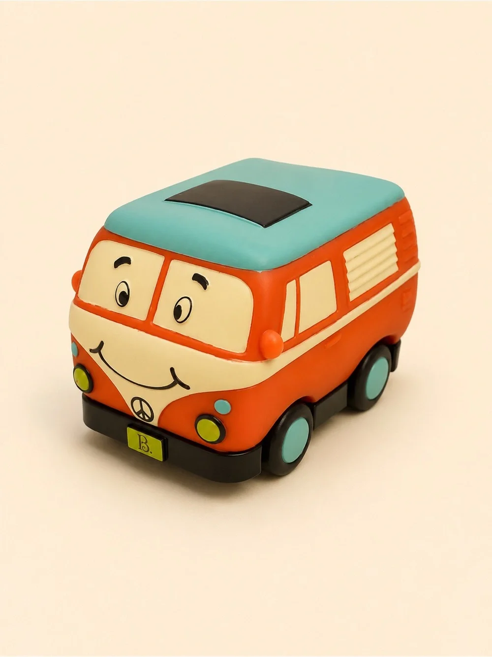 B. Toys Mini Wheeee-ls Groovy Patootie Retro Van Pull-Back Toy Car